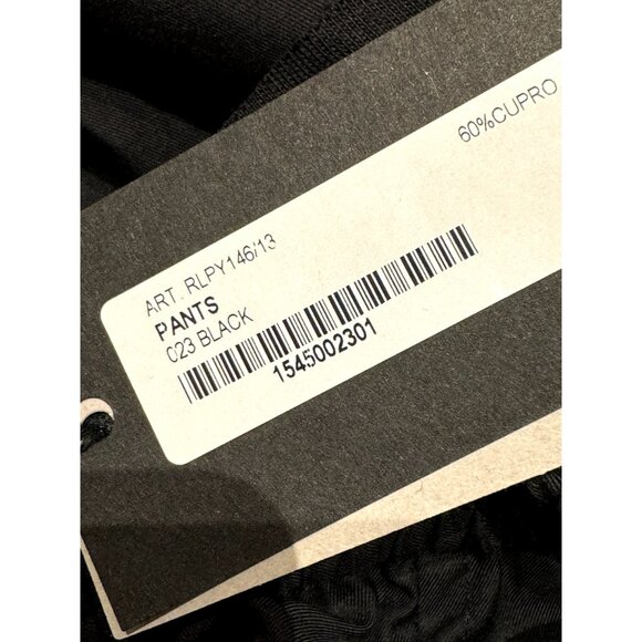 ROQUE WOMEN'S WIDE LEG LIGHTWEIGHT PANT / 4 / BLACK / ITALIAN / SUPER STYLISH / - Picture 9 of 9